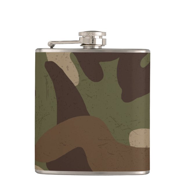 Petaca Patrón de camuflaje militar clásico (Anverso)