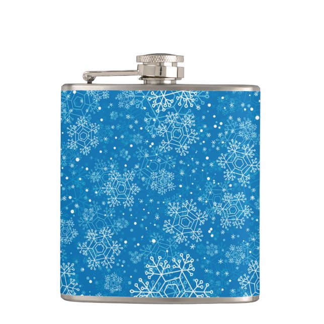 Petaca Patrón de copo de nieve (Anverso)