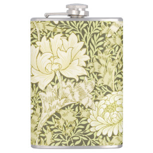 Petaca Patrón de Crisantemo de William Morris Vintage
