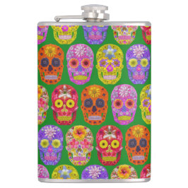 Petaca Patrón de descompresión de flores 2018