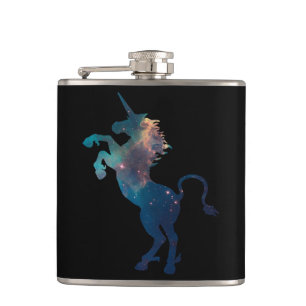 Petaca Patrón de espacio de unicornio