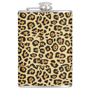 Petaca Patrón de estampado de animal de leopardo