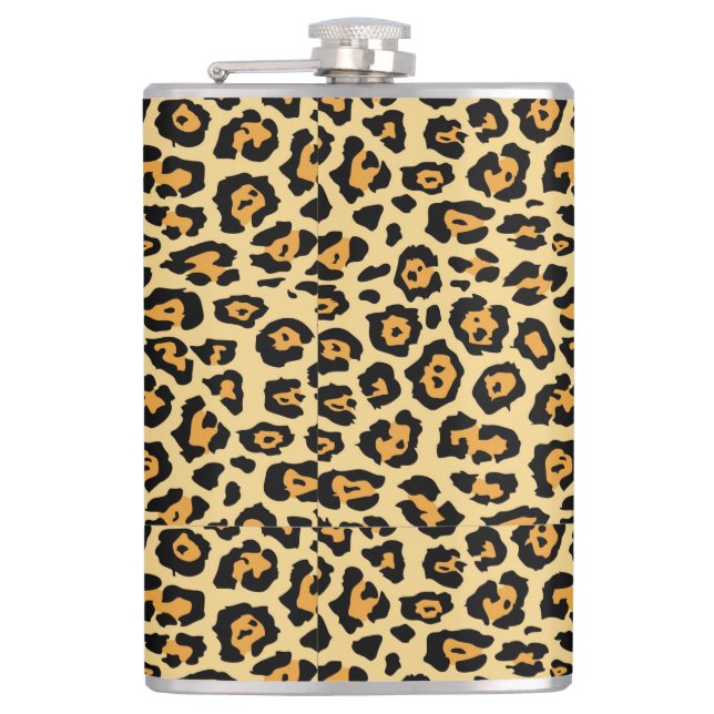 Petaca Patrón de estampado de animal de leopardo (Anverso)
