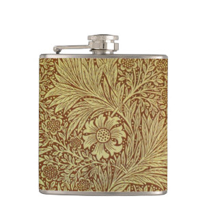 Petaca Patrón de Flor Antigua Marigold de William Morris