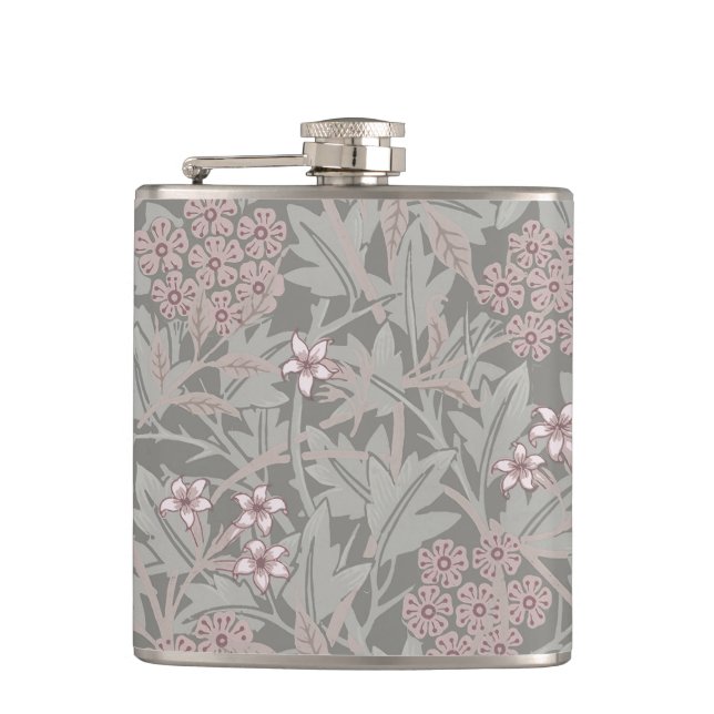 Petaca Patrón de Flor de Jazmín de William Morris (Anverso)