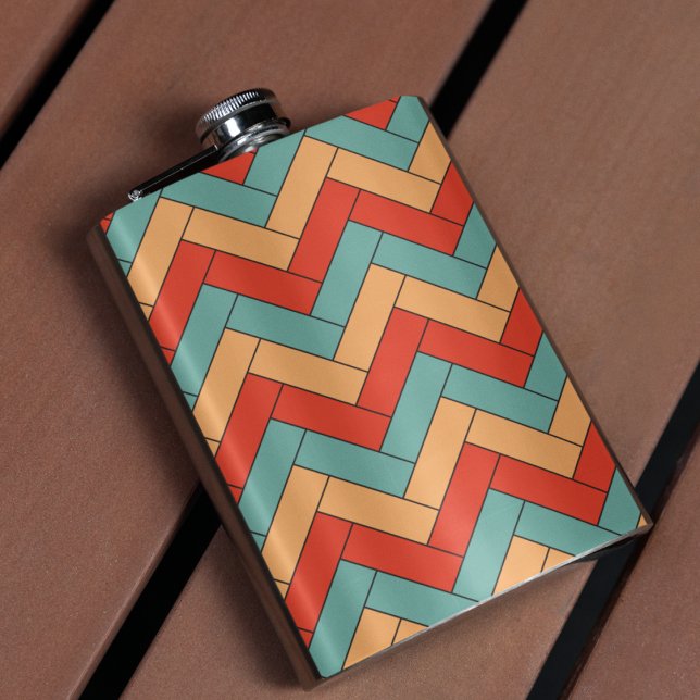 Petaca Patrón de formas geométricas sin inconvenientes (Subido por el creador)