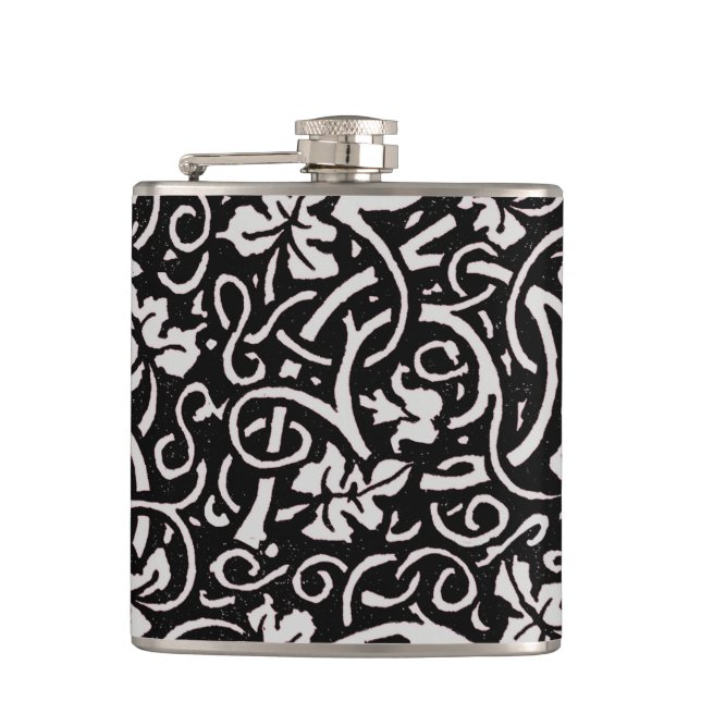 Petaca Patrón de hojas de vino de William Morris Grapevin (Anverso)