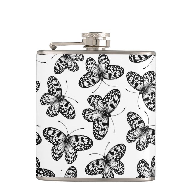 Petaca Patrón de mariposa de cometa de papel (Anverso)