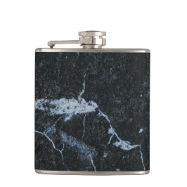 Petaca Patrón de mármol negro