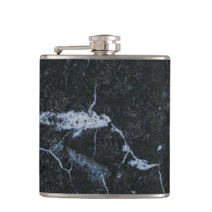 Petaca Patrón de mármol negro