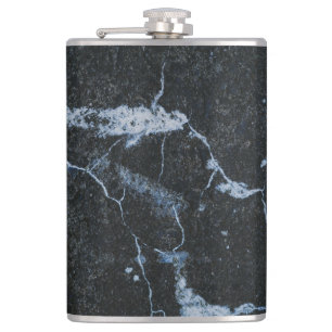 Petaca Patrón de mármol negro