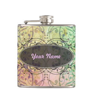 Petaca Patrón de ornamento de ARTE antiguo para su diseño