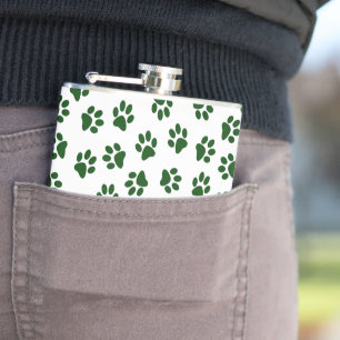 Petaca Patrón De Paws, Paws De Perro, Papas Verdes