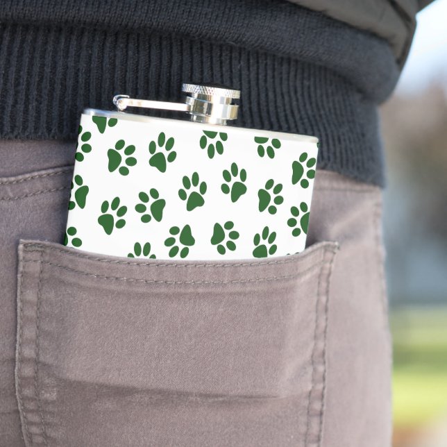Petaca Patrón De Paws, Paws De Perro, Papas Verdes (In Situ)