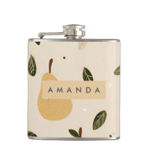 Patrón de Pear Whimsical Cuto Personalizado