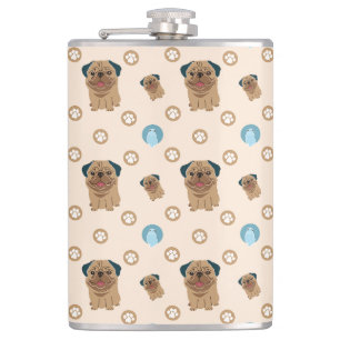Petaca patrón de perrita