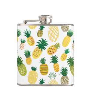 Petaca Patrón de piña de moda