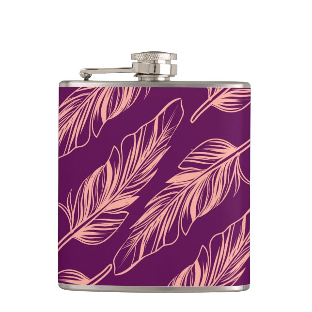 Petaca Patrón de plumas (Anverso)