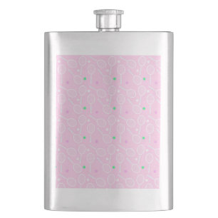 Petaca Patrón de raqueta de tenis rosado