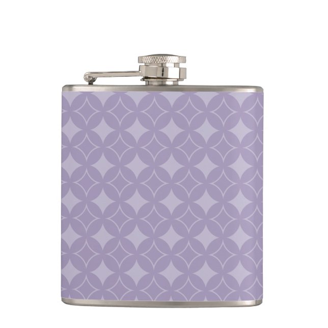 Petaca Patrón de shippo lavanda (Anverso)