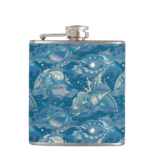 Petaca Patrón del mar tropical