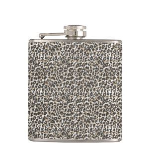 Petaca Patrón elegante de impresión de animales leopard