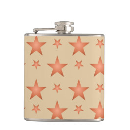 Petaca Patrón estelar en el naranja de terracota gradient