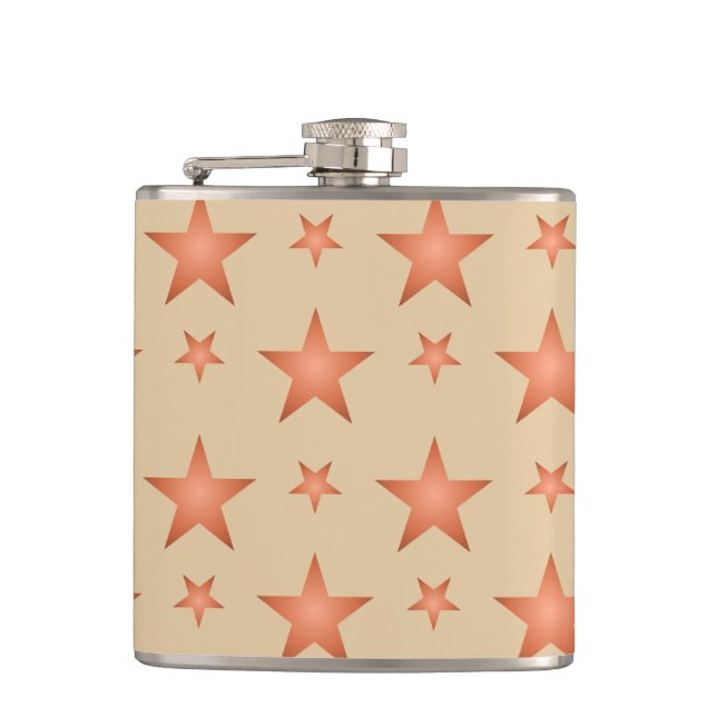 Petaca Patrón estelar en el naranja de terracota gradient (Anverso)