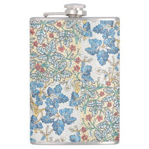 Petaca Patrón Floral de Geranio Silvestre Art Nouveau Ant