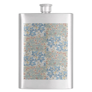 Petaca Patrón Floral de Geranio Silvestre Art Nouveau Ant