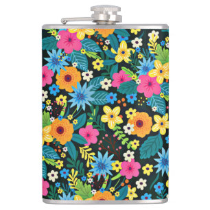 Petaca Patrón floral de vibrante Ditsy-43785