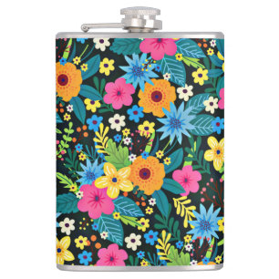 Petaca Patrón floral de vibrante Ditsy-43785