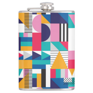 Petaca Patrón geométrico sin soldadura de abstracto moder