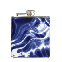 Patrón giratorio azul