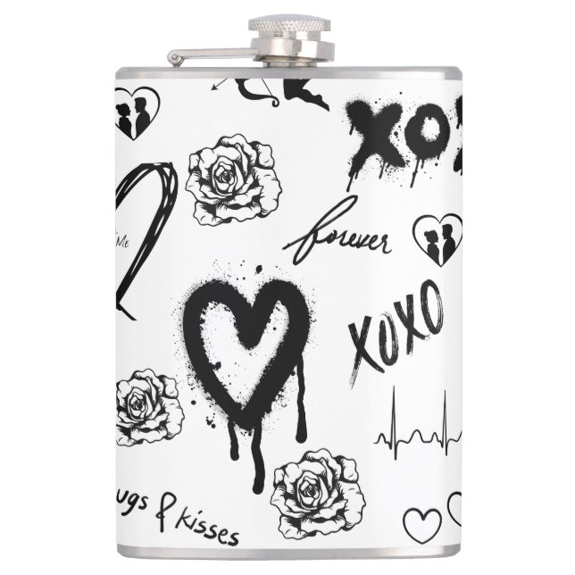 Petaca Patrón gótico sin soldadura (Anverso)