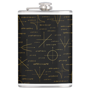 Petaca patrón matemático abstracto