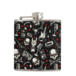 Petaca Patrón Metalizado retro pesado