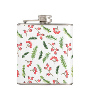 Petaca Patrón Mistletoe de Navidades de mano brillante di