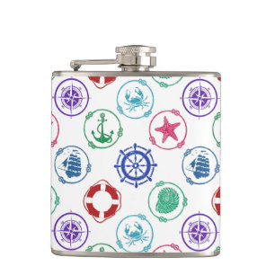 Petaca Patrón Náutico colorido