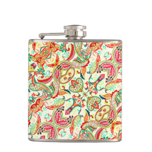 Petaca Patrón paisley de color lindo