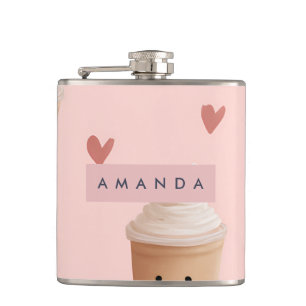 Petaca Patrón personalizado de café hielo kawaii