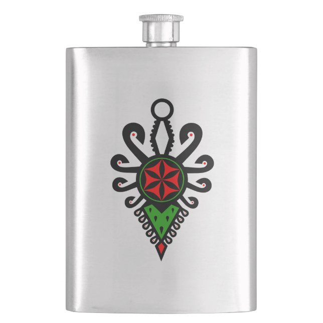 Petaca Patrón popular de los montañeses polacos - Parzeni (Anverso)