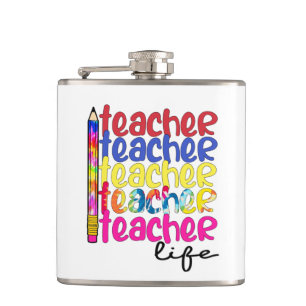 Petaca Patrón repetido de la vida del profesor - Educador