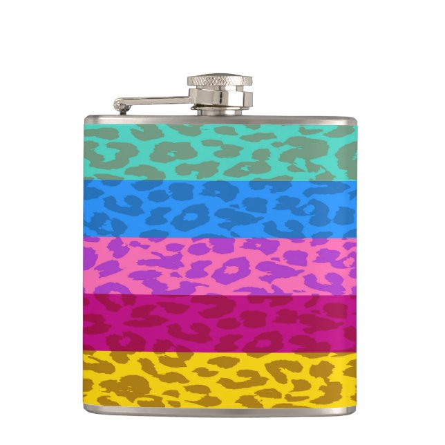 Petaca Patrón Retro Piel de Leopardo 9 (Anverso)