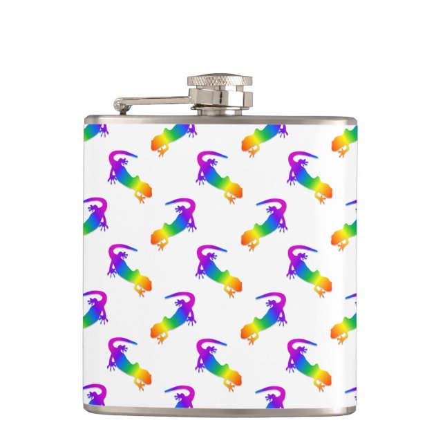 Petaca Patrón salamandra arcoiris (Anverso)
