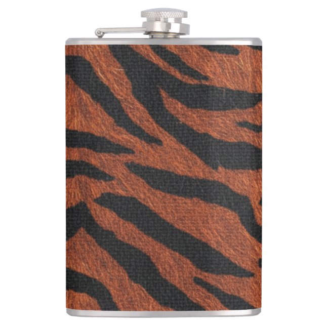Petaca Patrón Salvaje de Raya de Tigre (Anverso)
