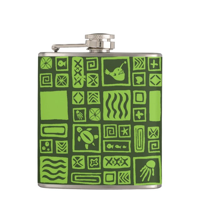 Petaca Patrón Tiki (Anverso)