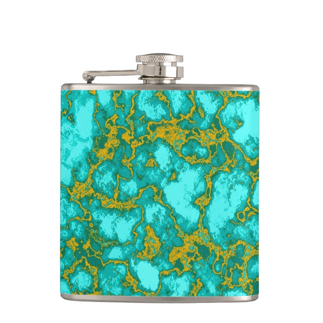 Petaca Patrón turquesa (Anverso)