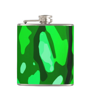 Petaca Patrón verde de moda