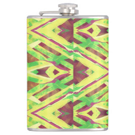 Petaca Patrón verde y marrón